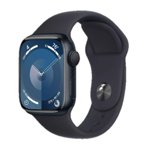 Apple Watch Series 9 41mm Midnight Aluminum Case with Midnight Sport Band S/M 