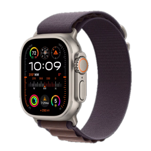 Apple Watch Ultra 2 49mm GPS + LTE Titanium Case with Indigo Alpine Loop Medium 