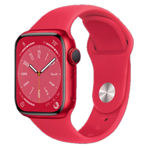 Apple Watch Series 8 41mm PRODUCT(RED) Aluminum Case with Red Sport Band 