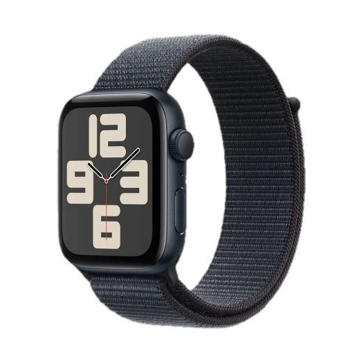 Apple Watch SE 2 GPS 44mm Midnight Aluminium Case with Ink Sport Loop  2024