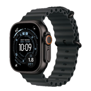 Apple Watch Ultra 3 GPS + LTE, 49mm Black Titanium Case with Black Ocean Band